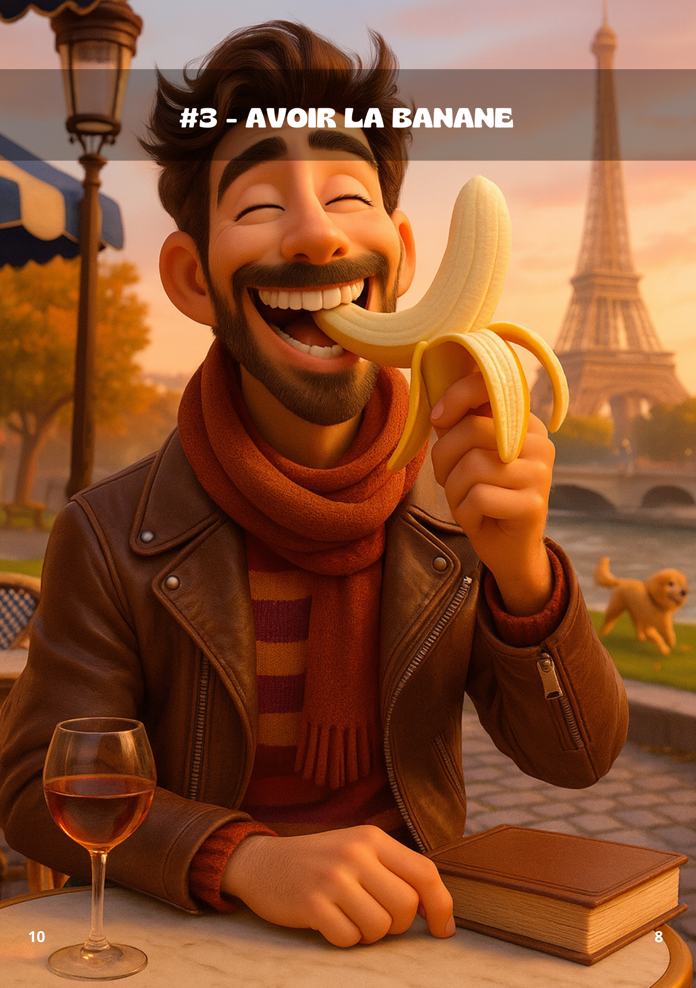 French expression with 3D illustration