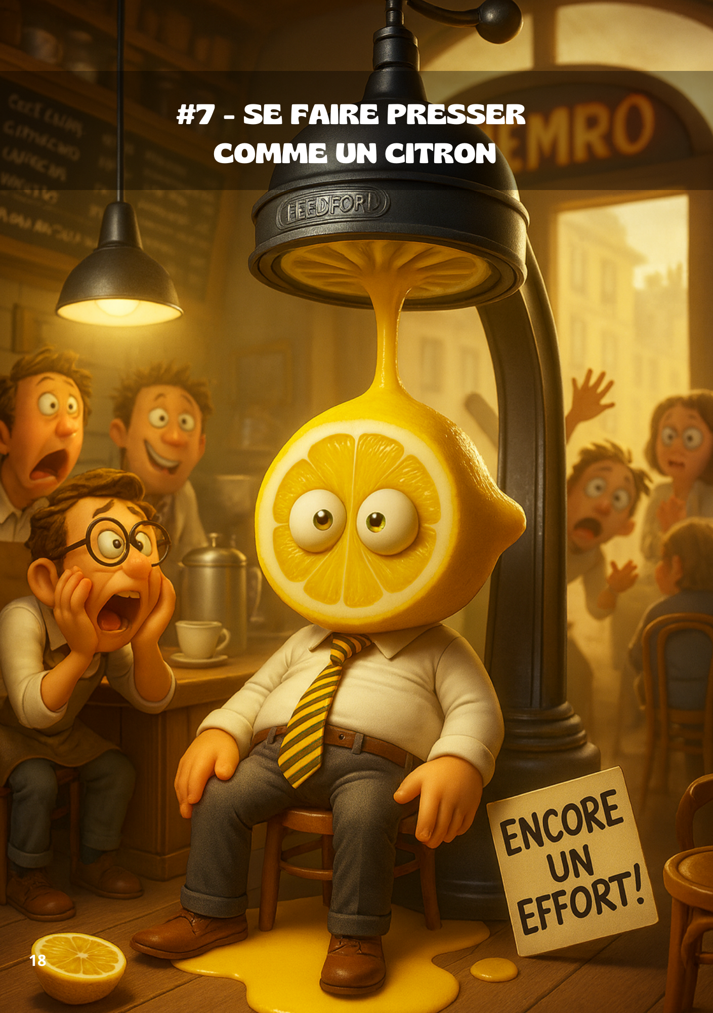 French expression with 3D illustration