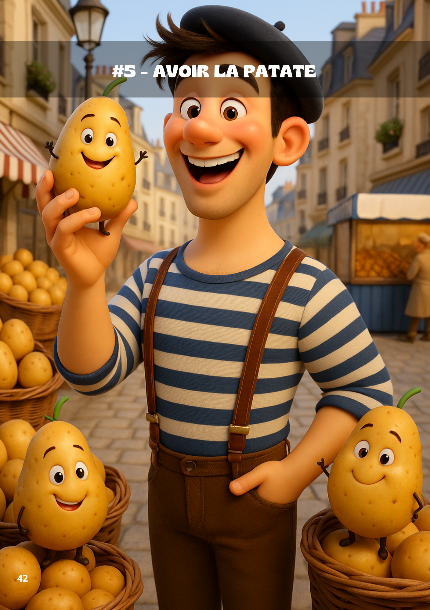 French expression with 3D illustration