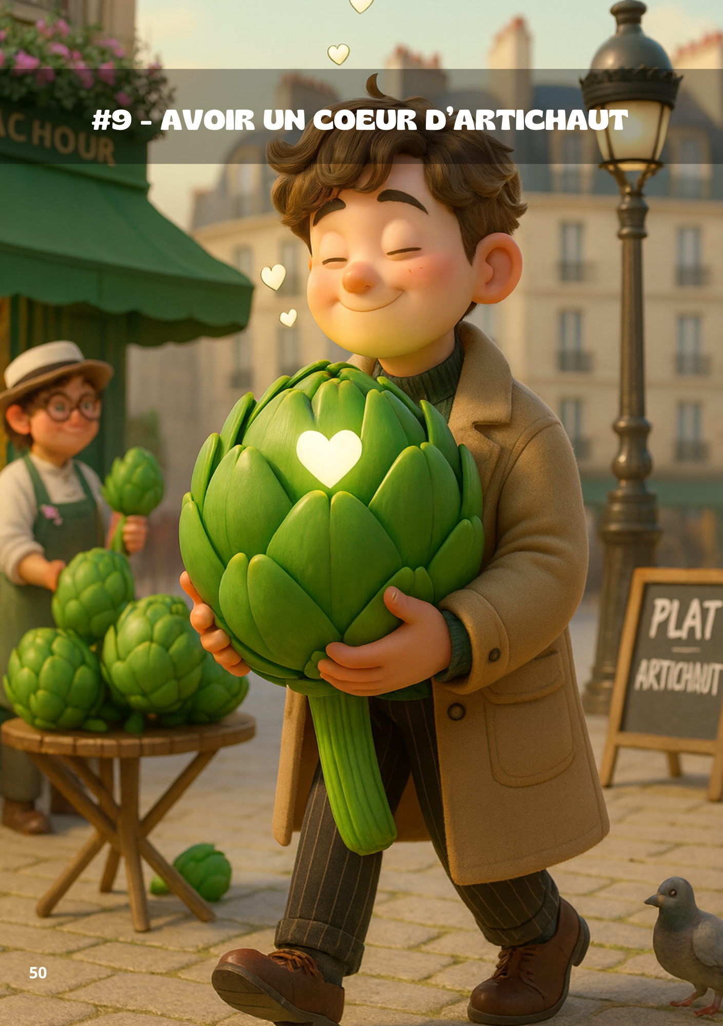 French expression with 3D illustration