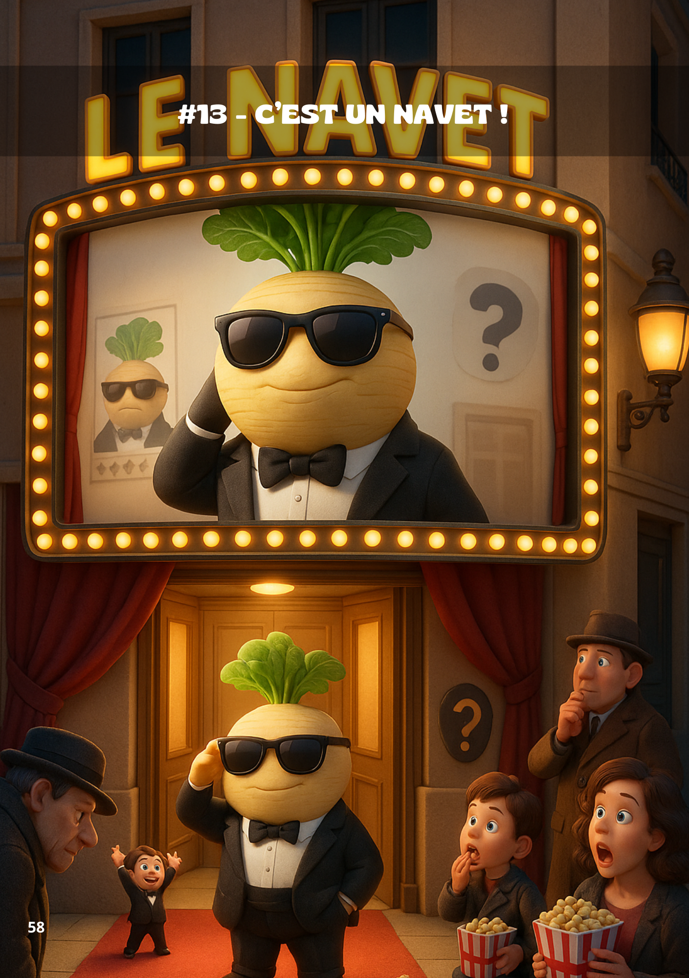 French expression with 3D illustration